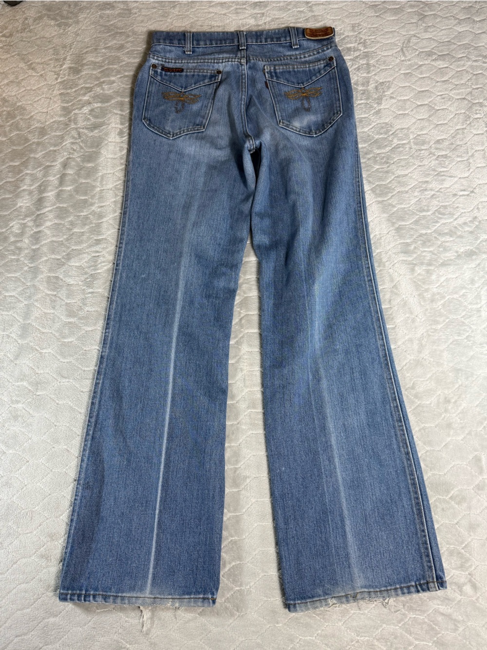 Vintage Levi Strauss Signature Boot Cut Jeans Women’s 31x32 Light Wash Y2K - Picture 2 of 12